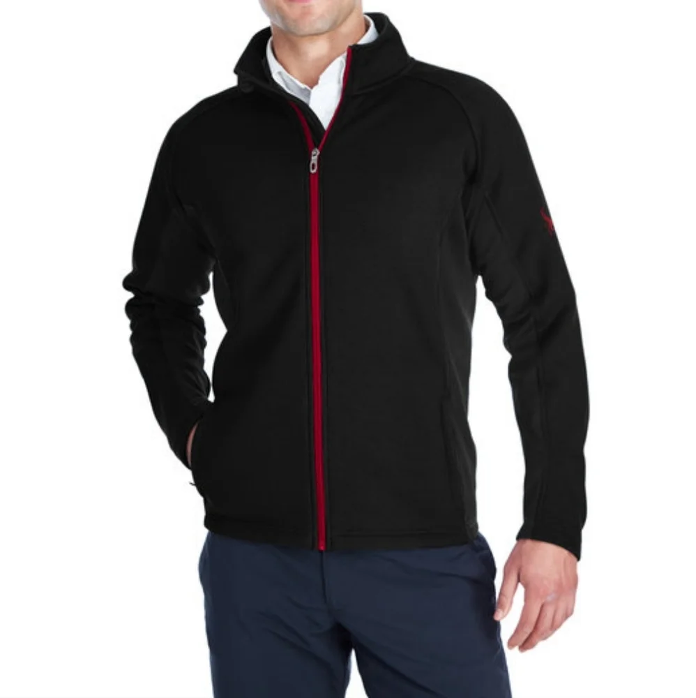 Spyder Men's Constant Full-Zip Sweater Fleece Jacket black size 2xl